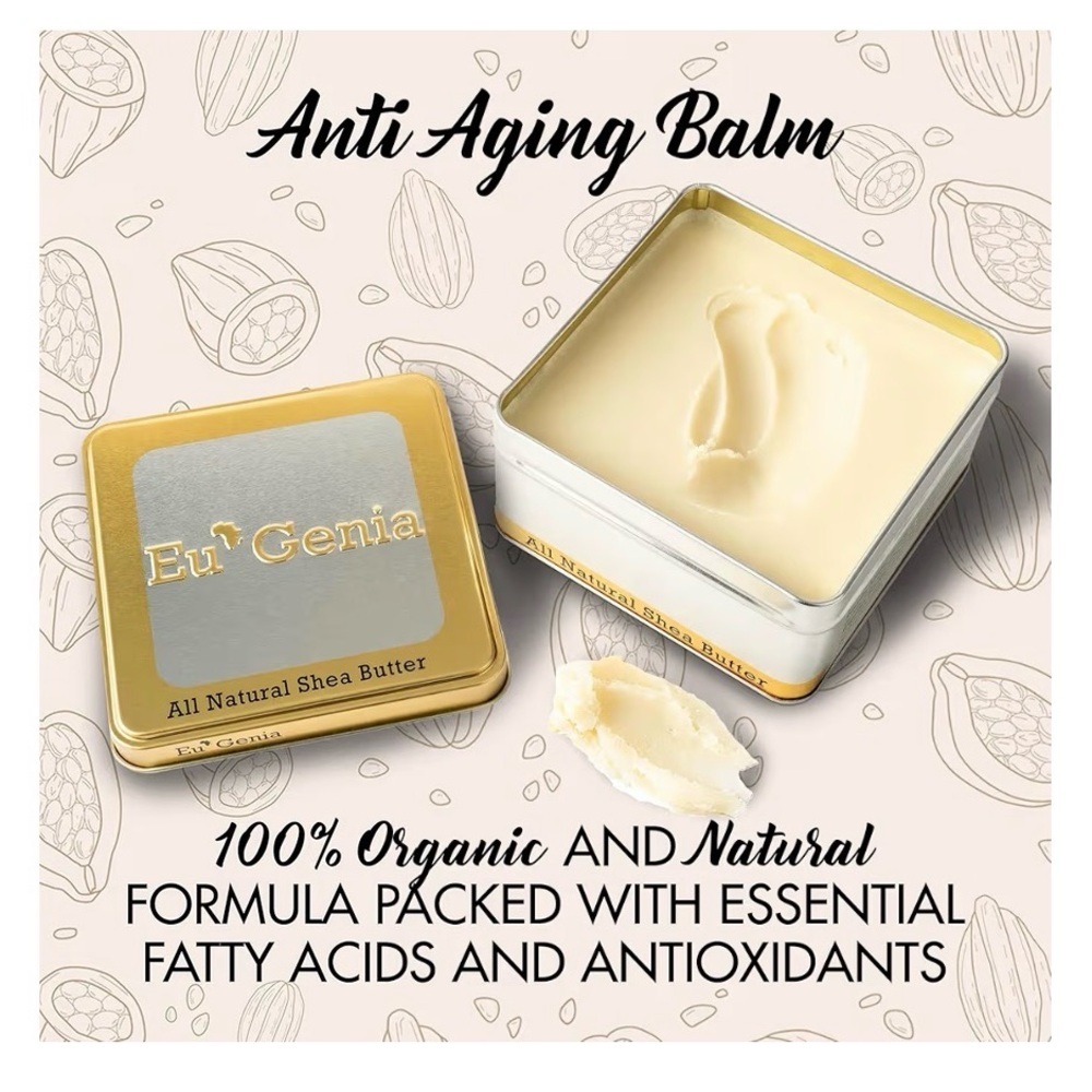 Eu'Genia Anti-Aging Shea Butter Balm Unscented 12 oz - Picture 3 of 5